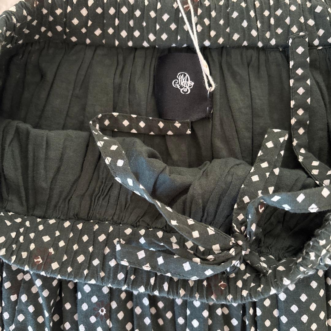 (新品)タグ付き　メゾンドソイル　ロングスカート　フレンチブリュ