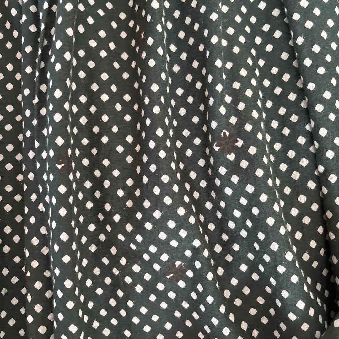 (新品)タグ付き　メゾンドソイル　ロングスカート　フレンチブリュ