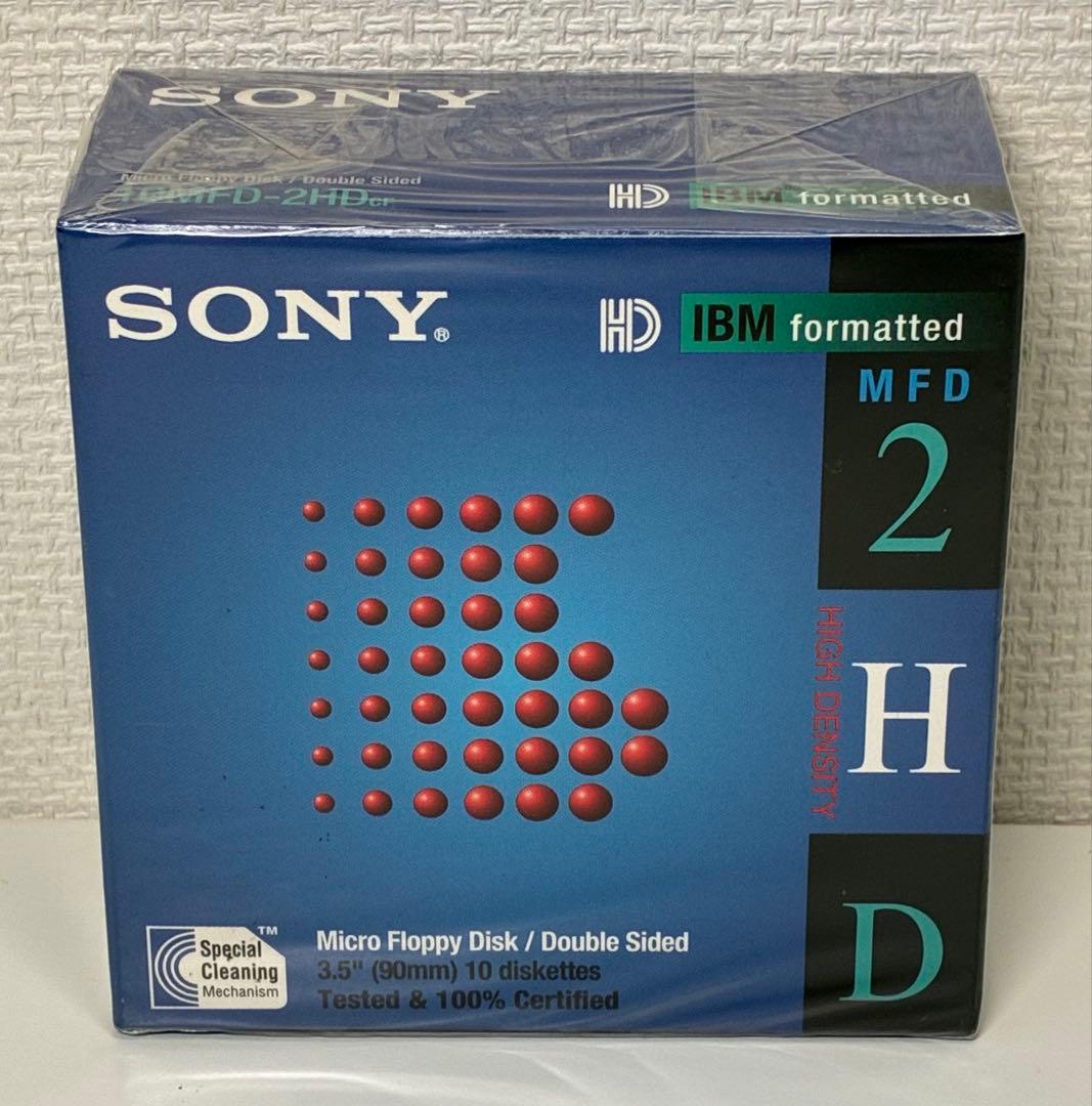 未開封 SONY フロッピーディスク 10枚入り 5箱 10MFD-2HD