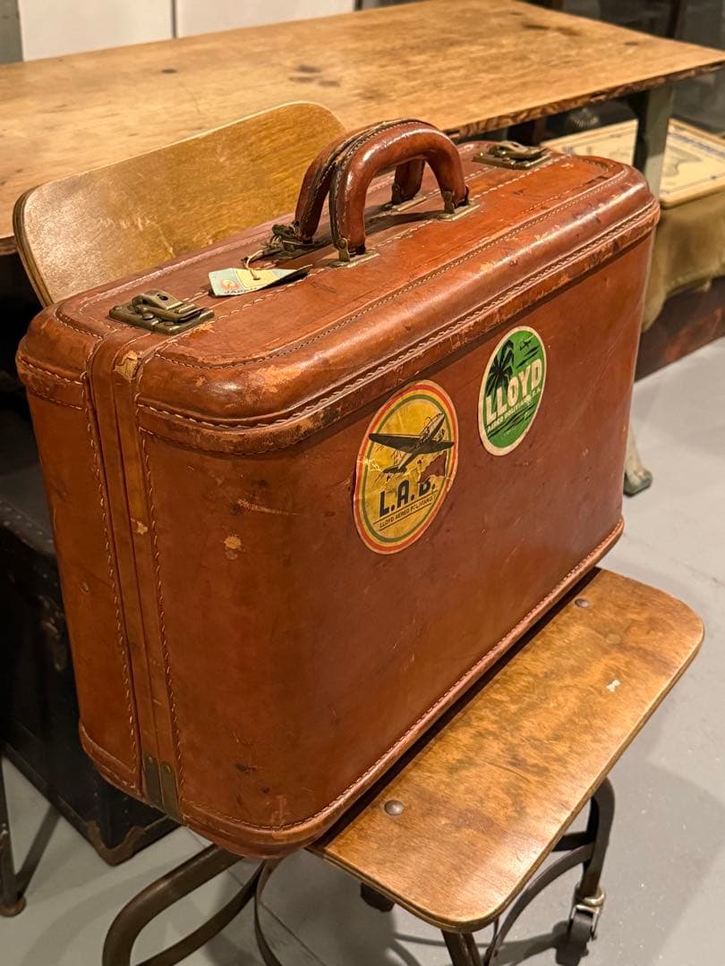 レザートランク トラベルトランク ヴィンテージ