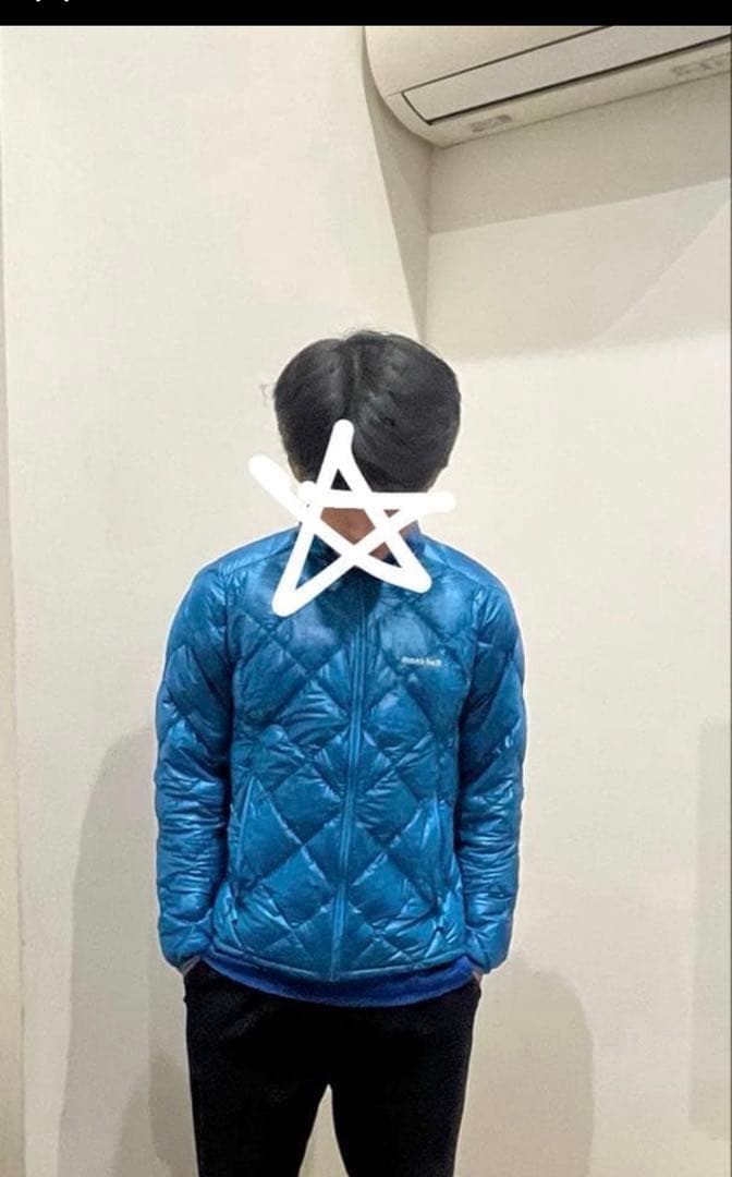 スペリオダウンジャケット　mont-bell ブルー