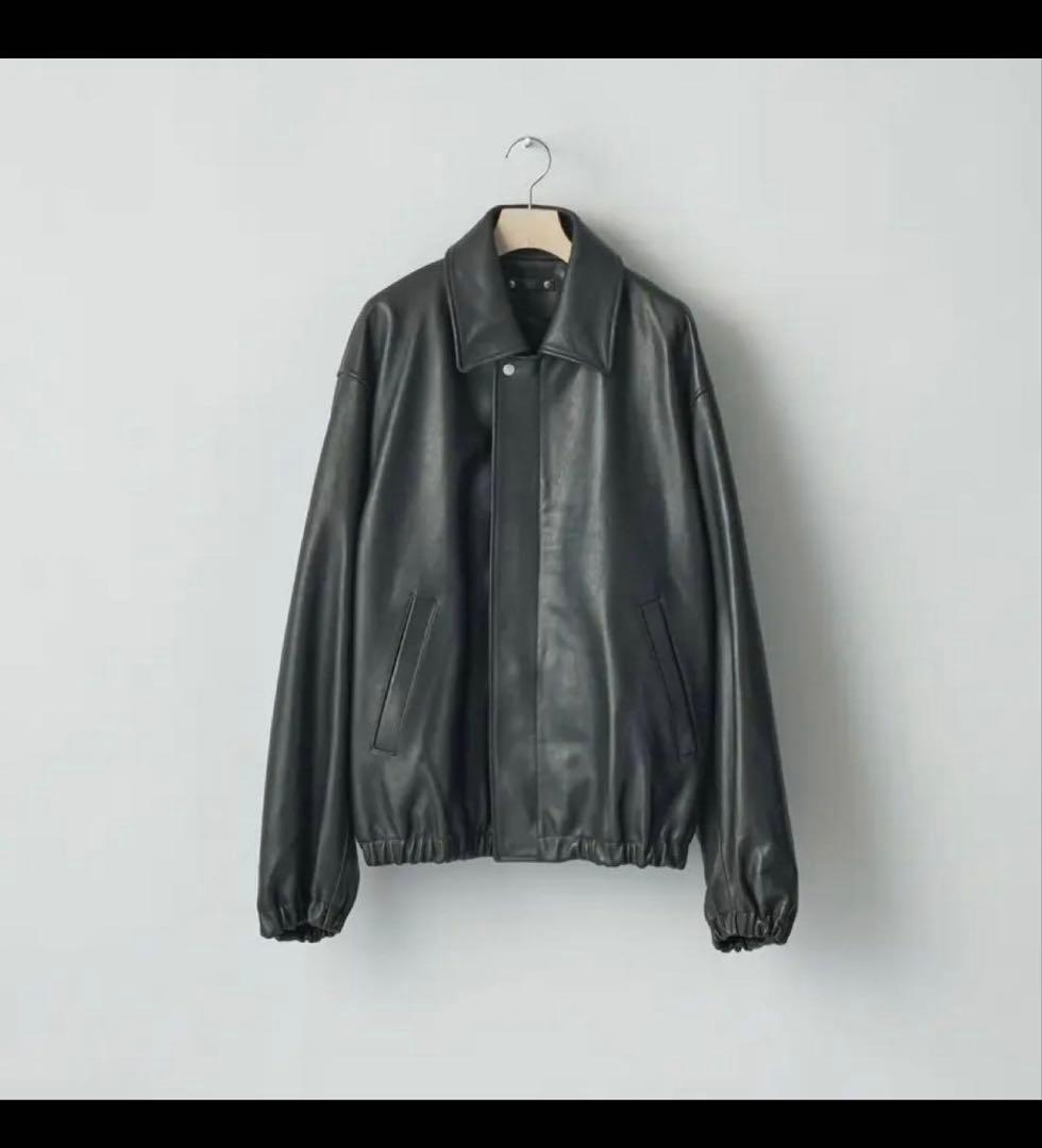 ジャケット・アウター ssstein Leather Zip Short Jacket black
