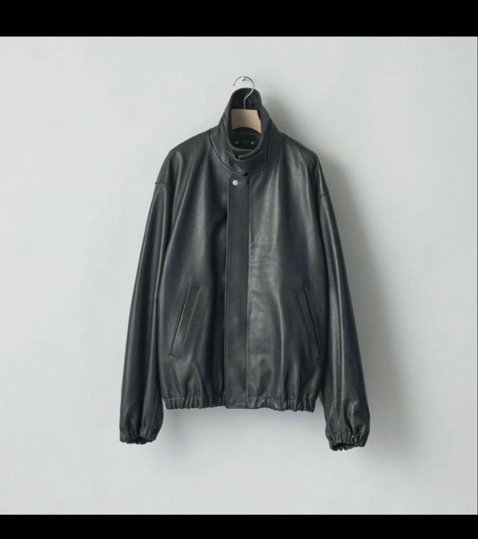ジャケット・アウター ssstein Leather Zip Short Jacket black