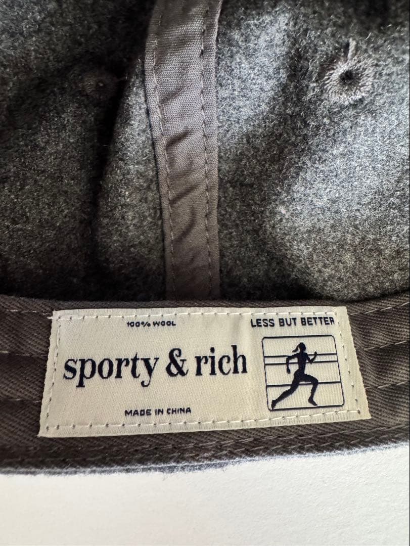 【美品】Sporty & Rich Boucle S Wool Hat