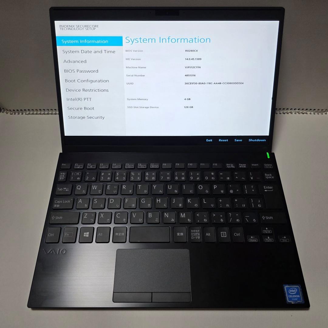 【ジャンク】VAIO VJPJ12C11N