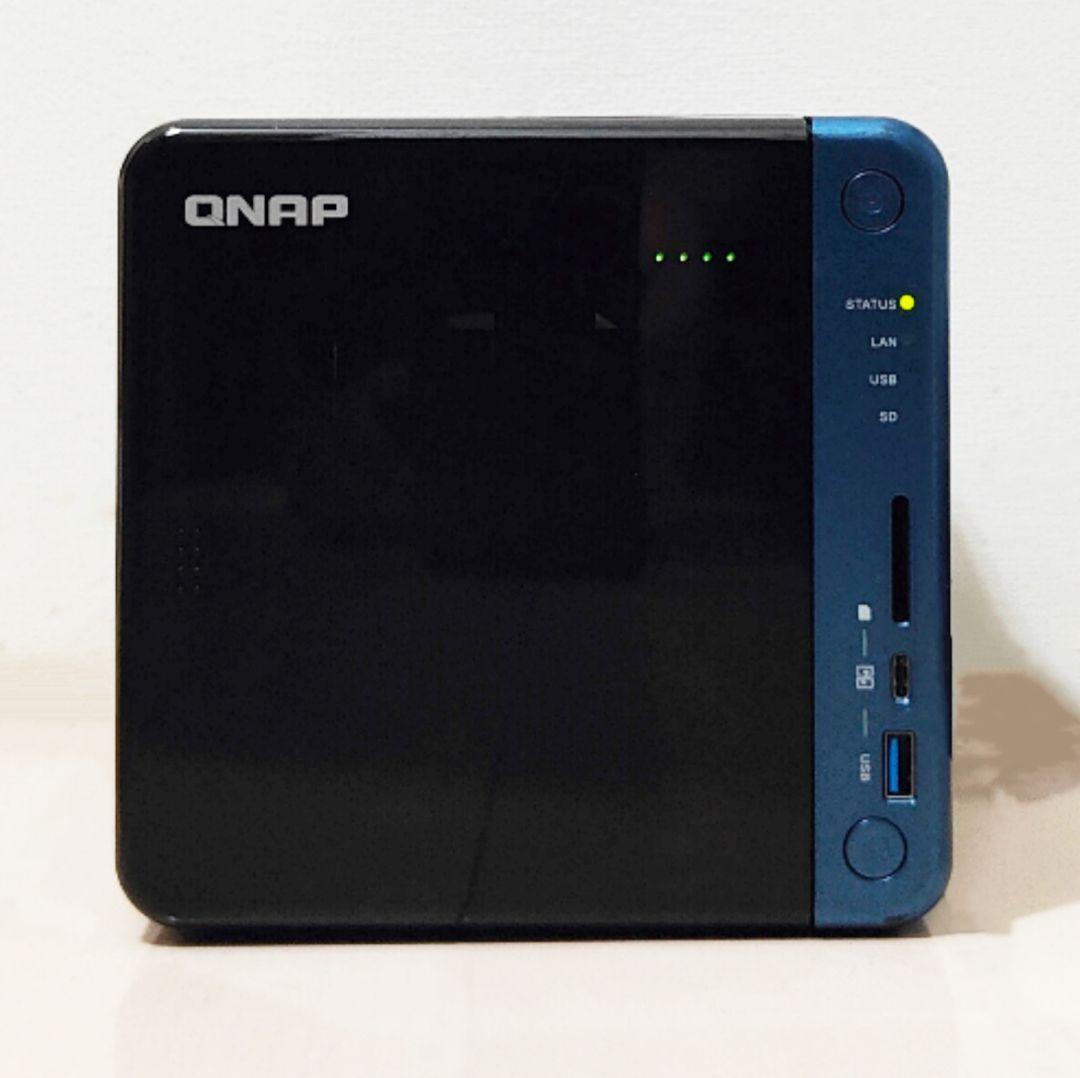 お得 動作品 QNAP NAS TS-453B 8GB 10GbEカード搭載
