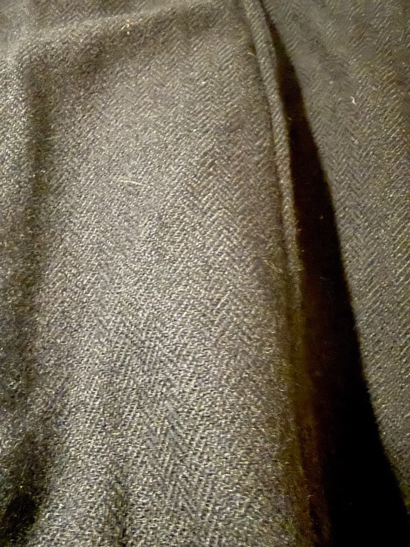 未使用品A.PRESSEアプレッセ/ツイードハリントンジャケット黒サイズ3