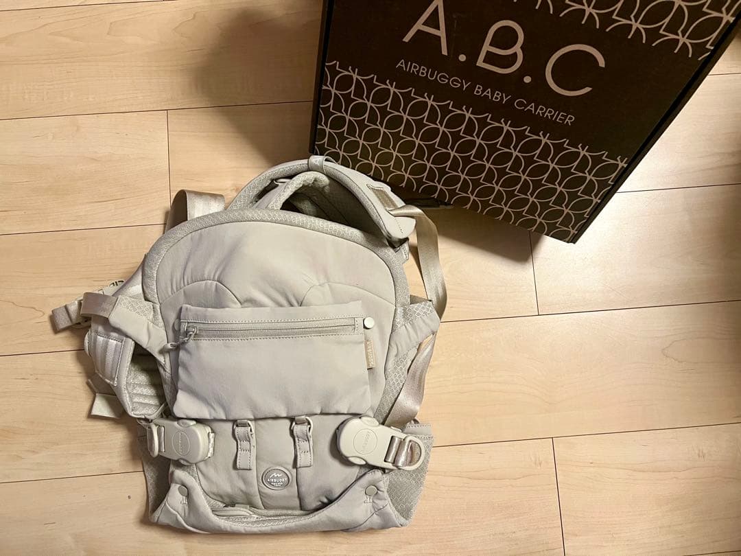 美品　エアバギー 抱っこ紐 おんぶ紐 AIRBUGGY BABY CARRIER