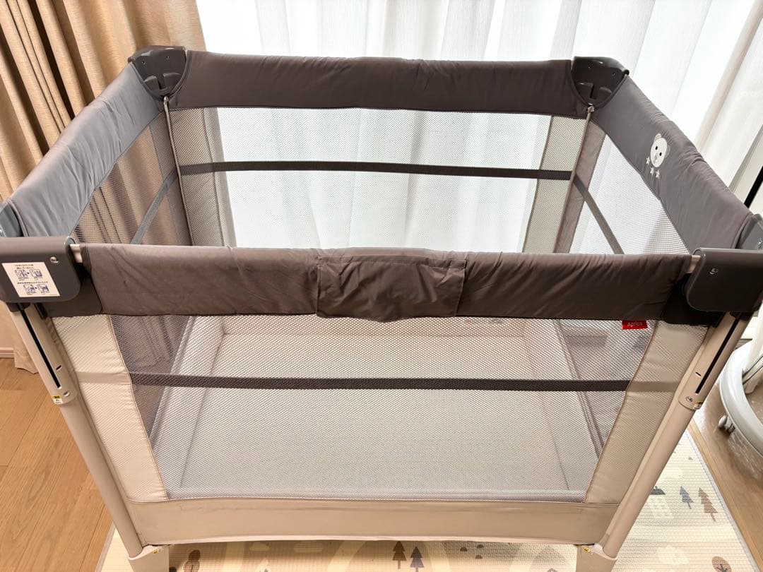 【美品】アップリカ　ココネルエアーAB グレーベア