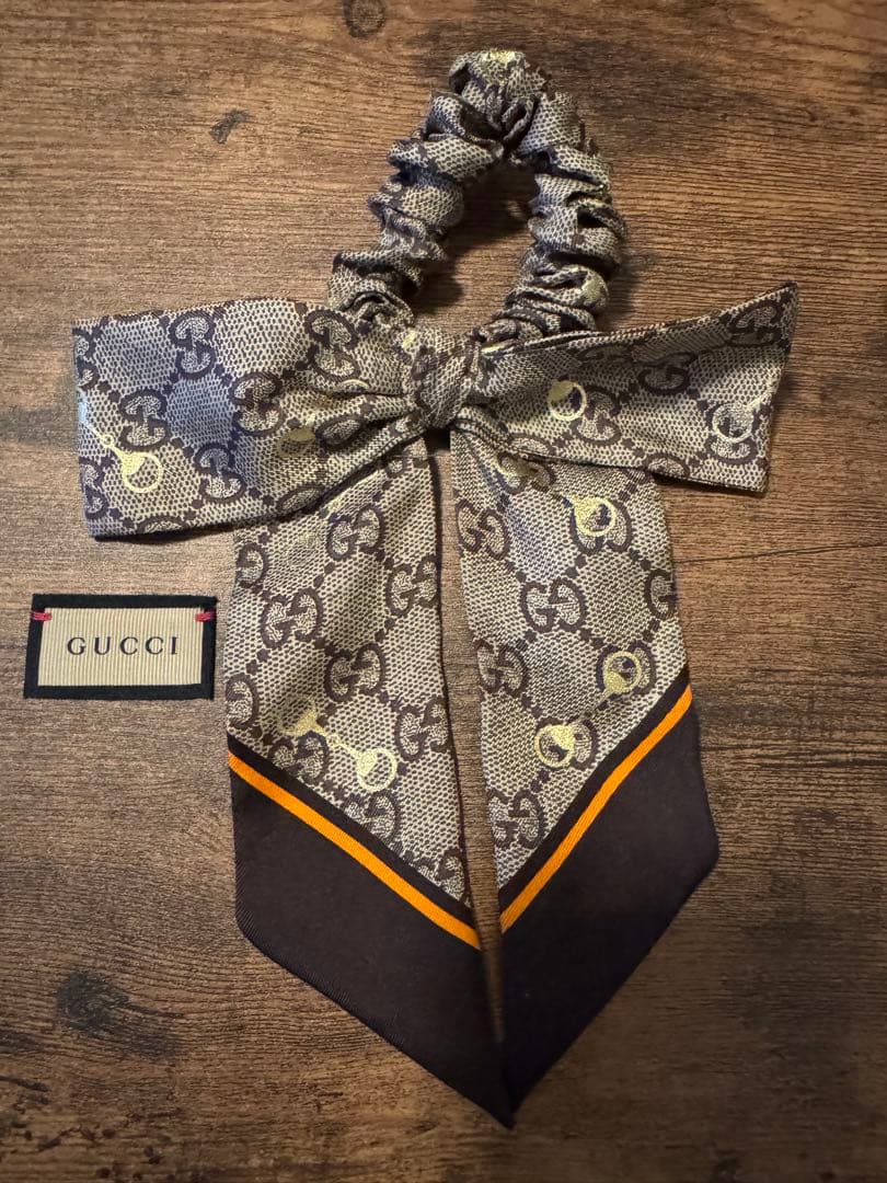 GUCCI シュシュとリボンのセット