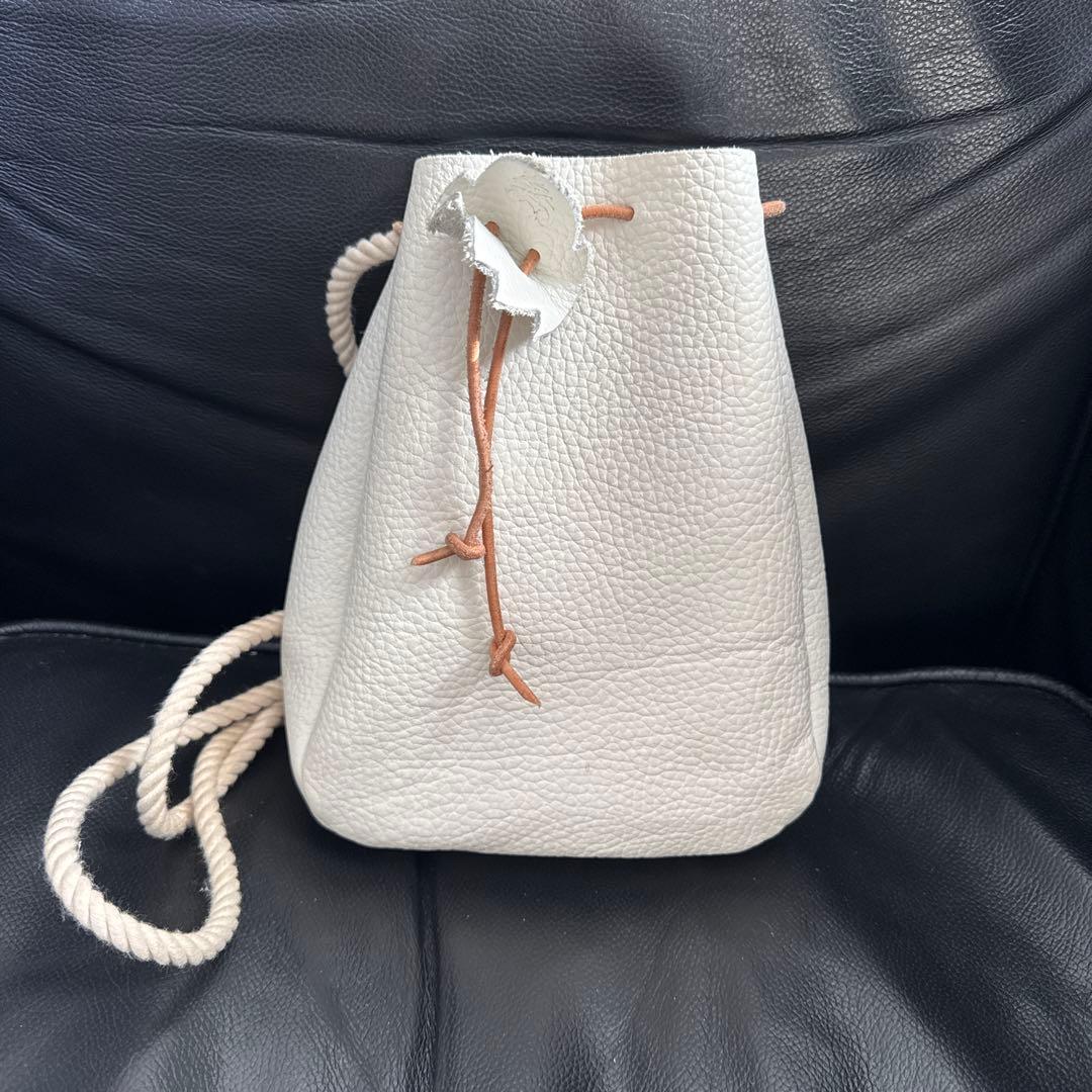 Nastoys ナストイズ　Marine Bag / WHITE レザー