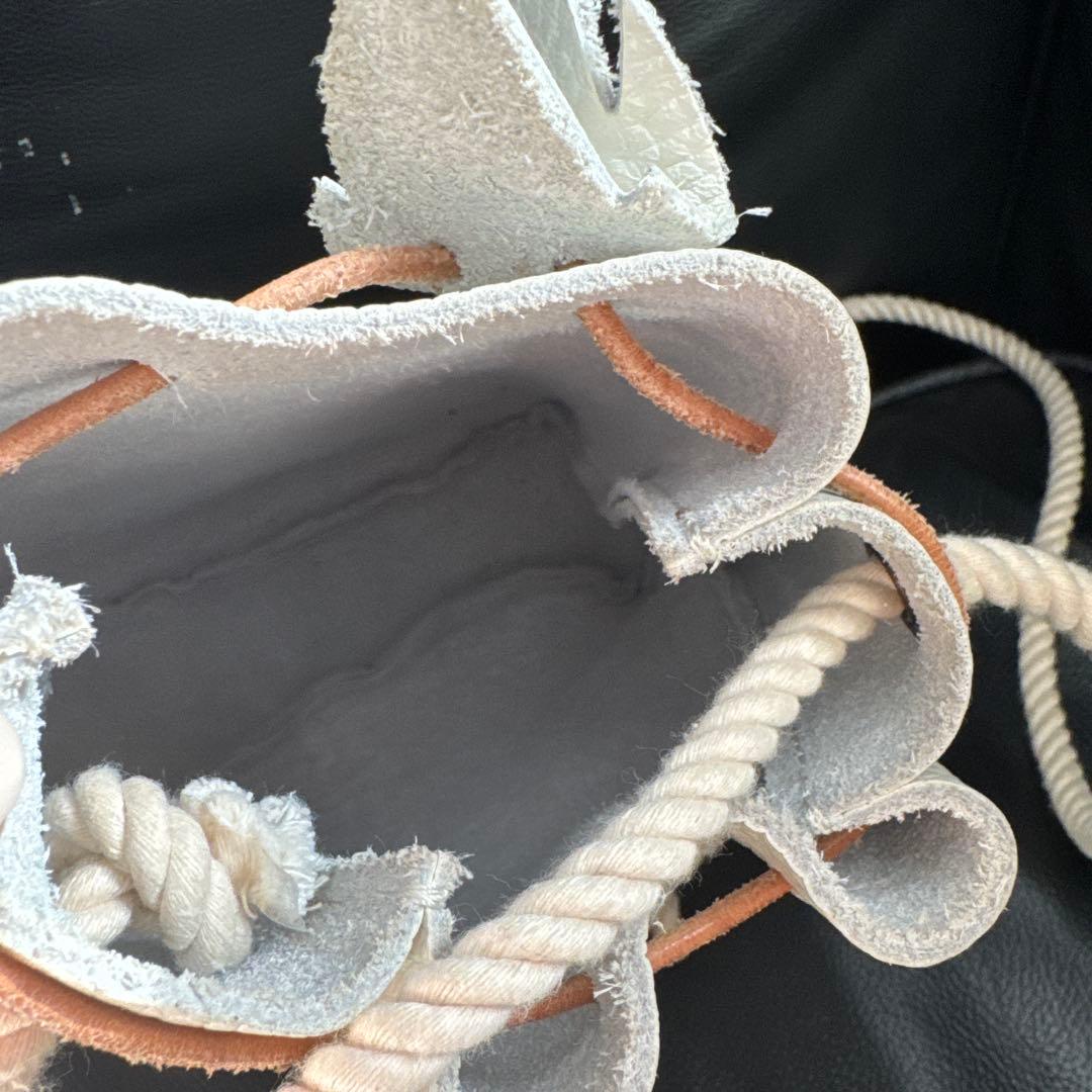 Nastoys ナストイズ　Marine Bag / WHITE レザー