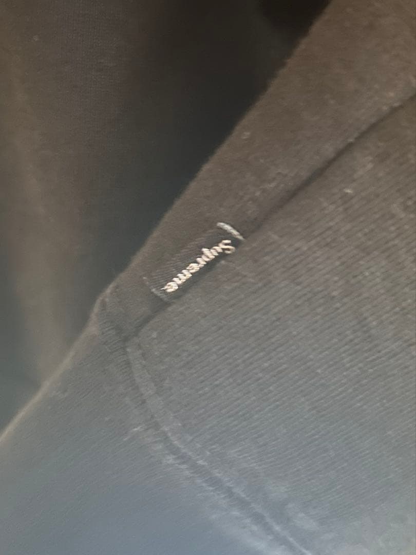 正規品 シュプリームSロゴジップアップパーカー