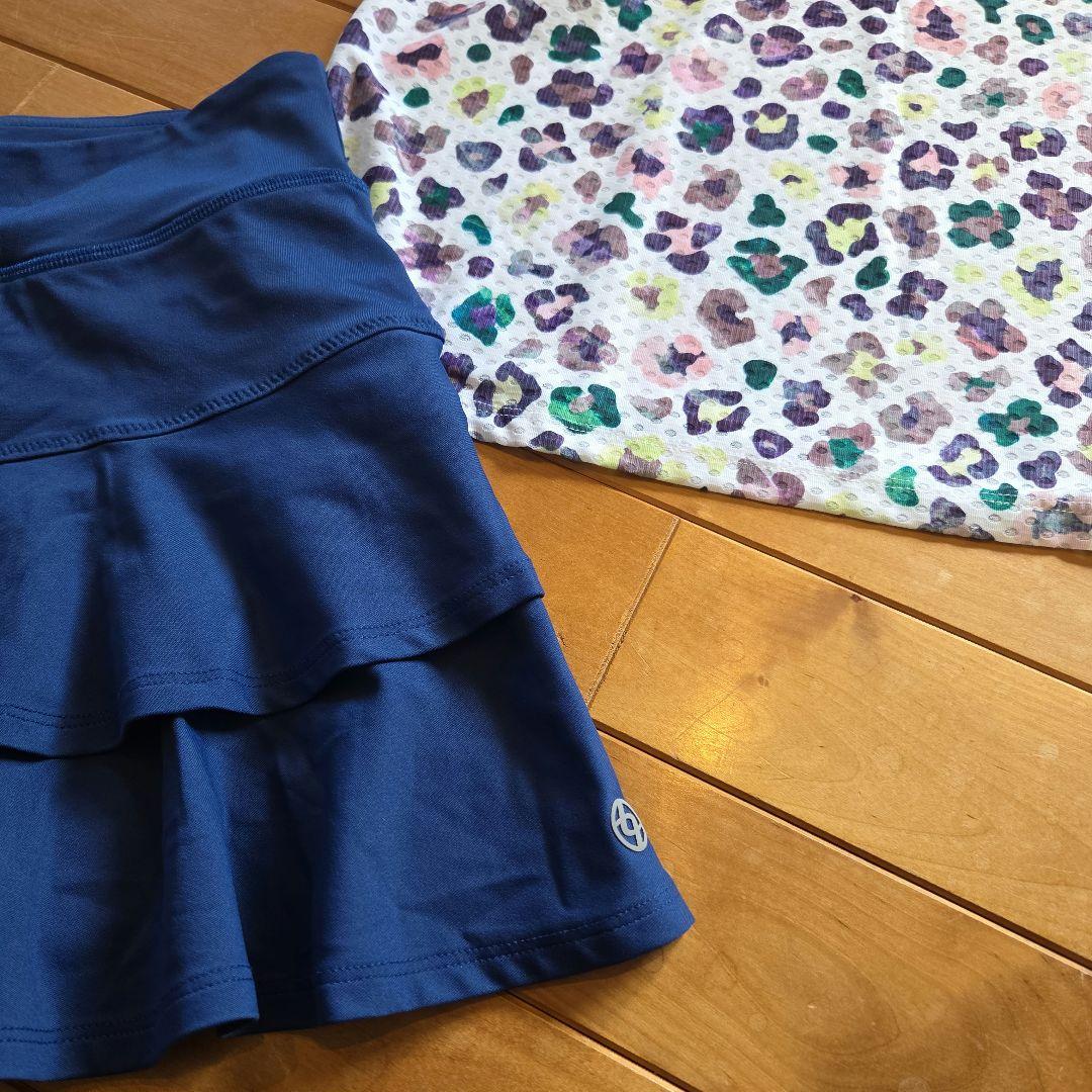 lija スコート　ロイヤルブルー(テニス　リージャ　アドミラル　ルルレモン)