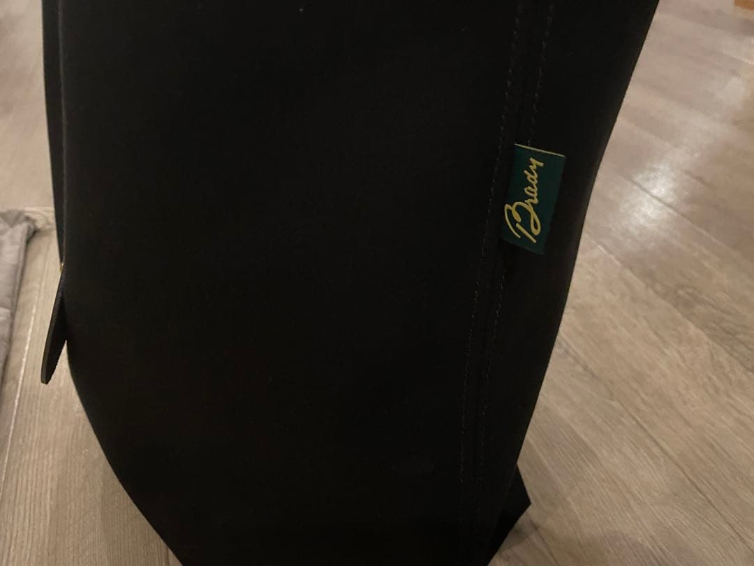 ブレディー CONDER トートバッグ　コットン　レザー BRADY ブラック