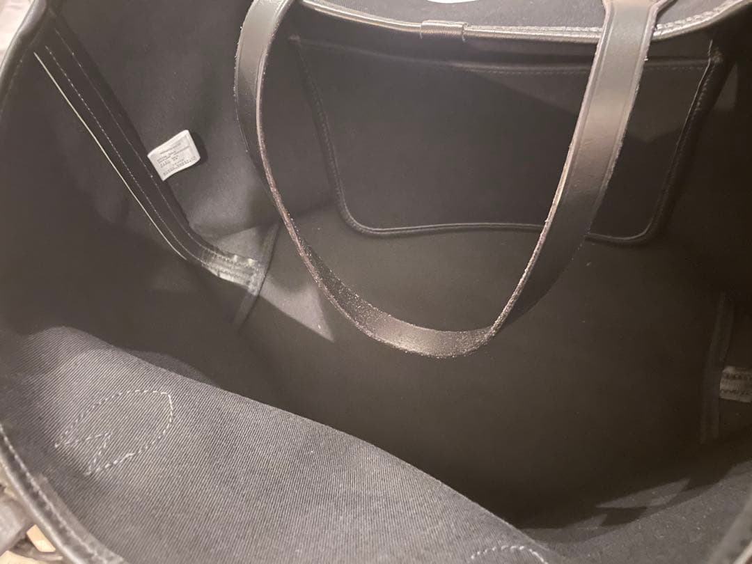 ブレディー CONDER トートバッグ　コットン　レザー BRADY ブラック