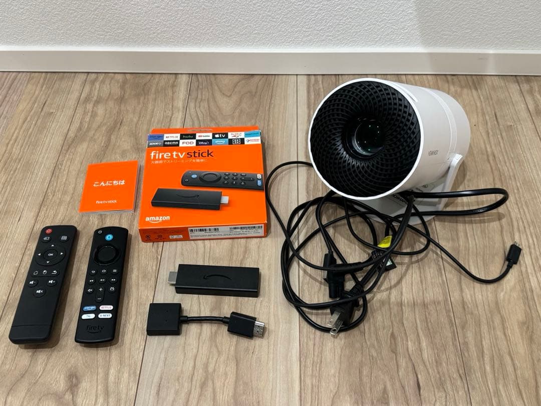プロジェクター、Fire TV stickセット