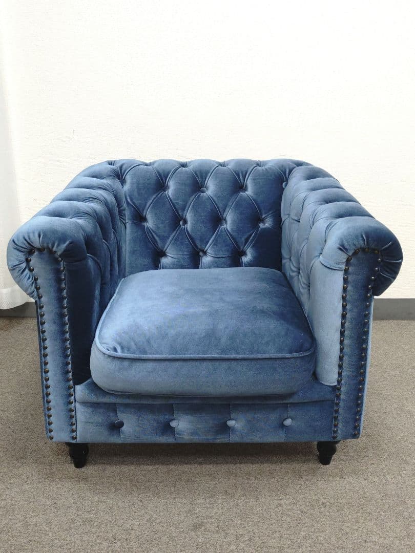 VINCENT ヴィンセント チェスターフィールド 1人掛けソファー