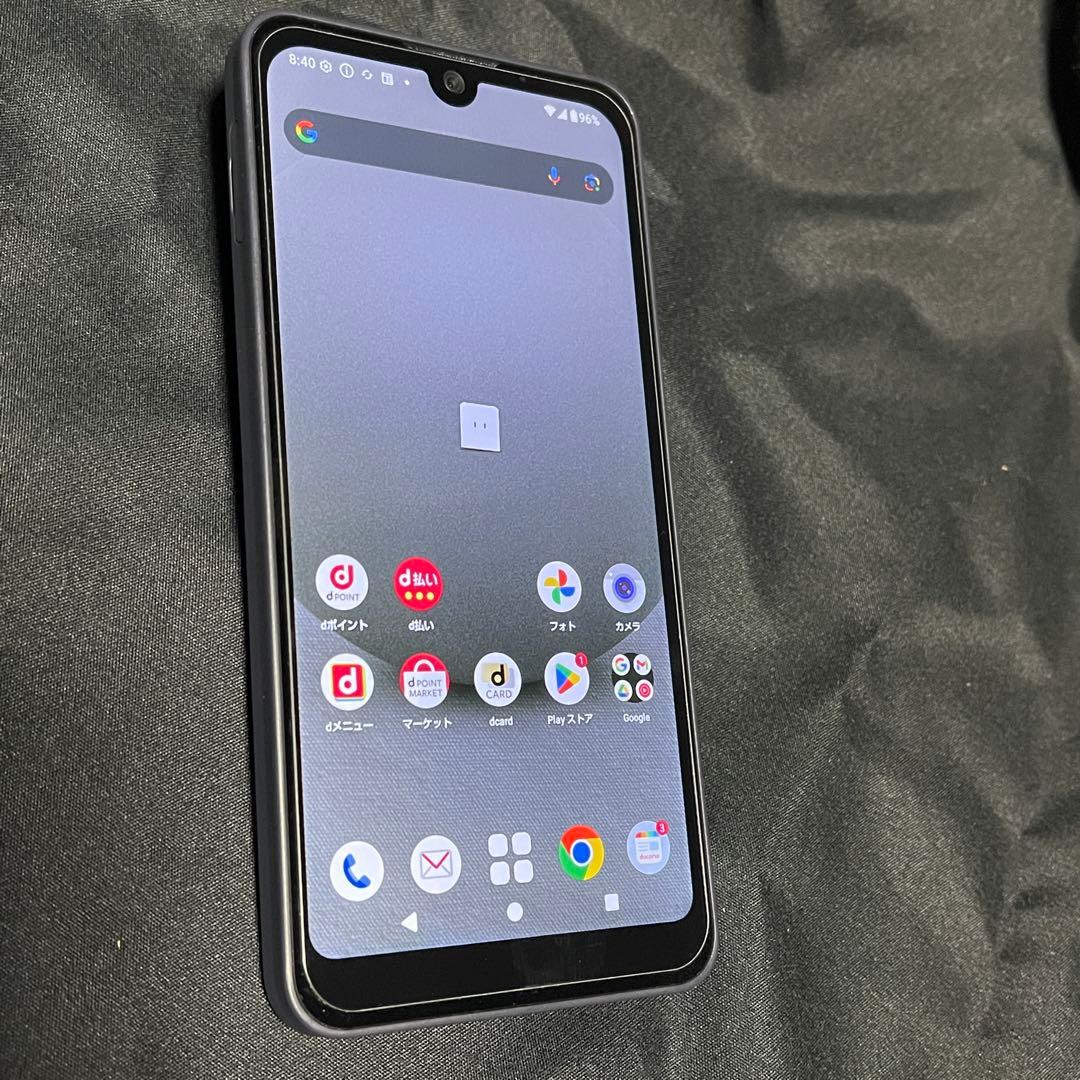 AQUOS wish3 ブラック本体+ケース+保護ガラスフィルム SIMフリー