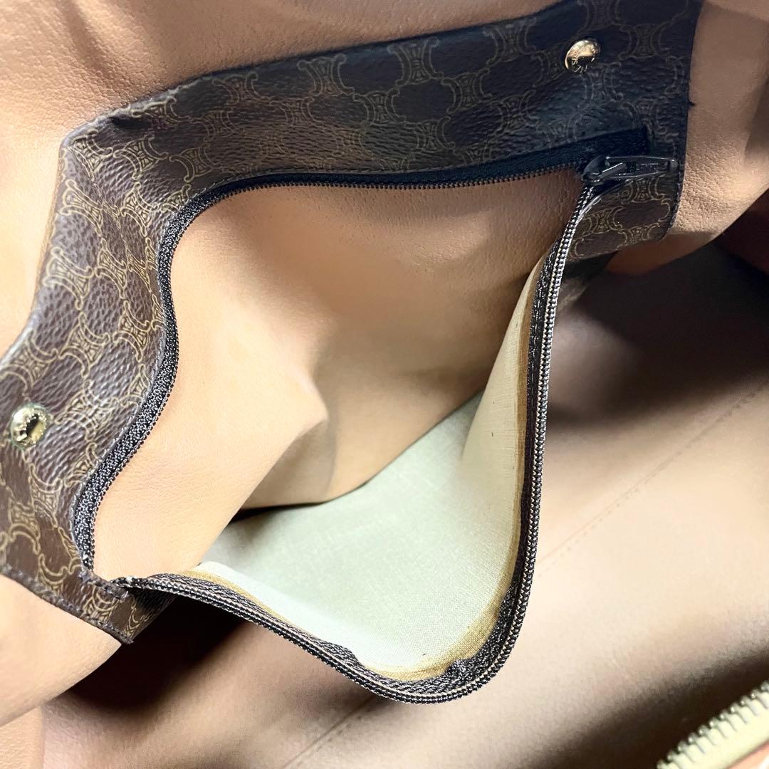 【ロッピー】　セリーヌ ボストンバック マカダム柄 トリオンフ 南京錠￼