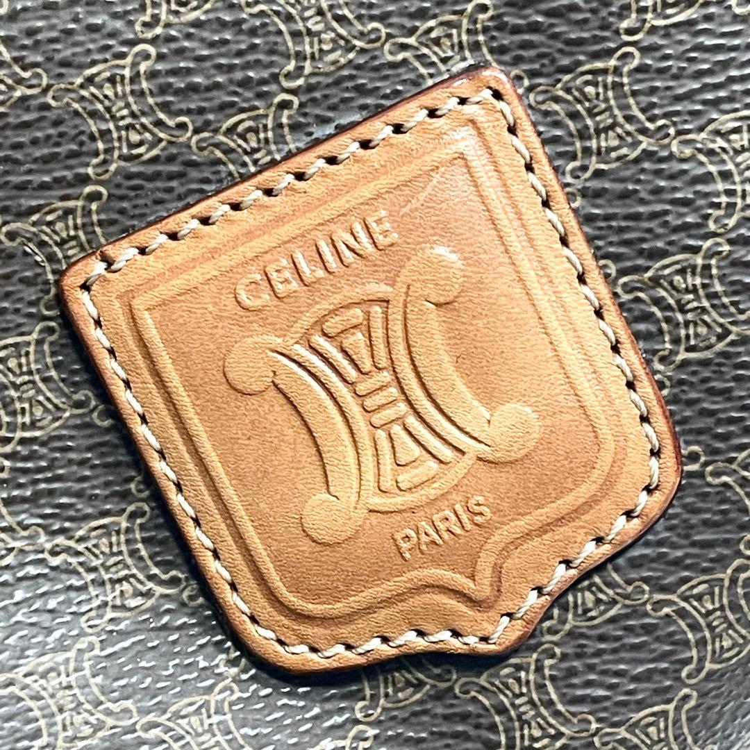 【ロッピー】　セリーヌ ボストンバック マカダム柄 トリオンフ 南京錠￼