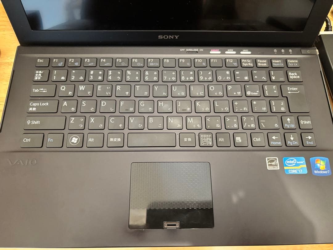Windowsノート本体 VAIO VPCZ21AJ Core i7 2.70GHz Win7 Pro