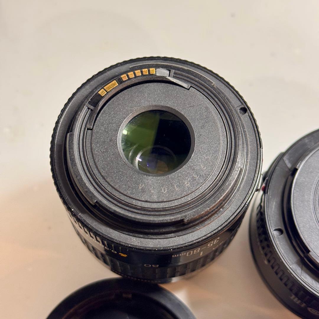 Canon EF単焦点・ズームレンズ2本セット35-80mm+50mm