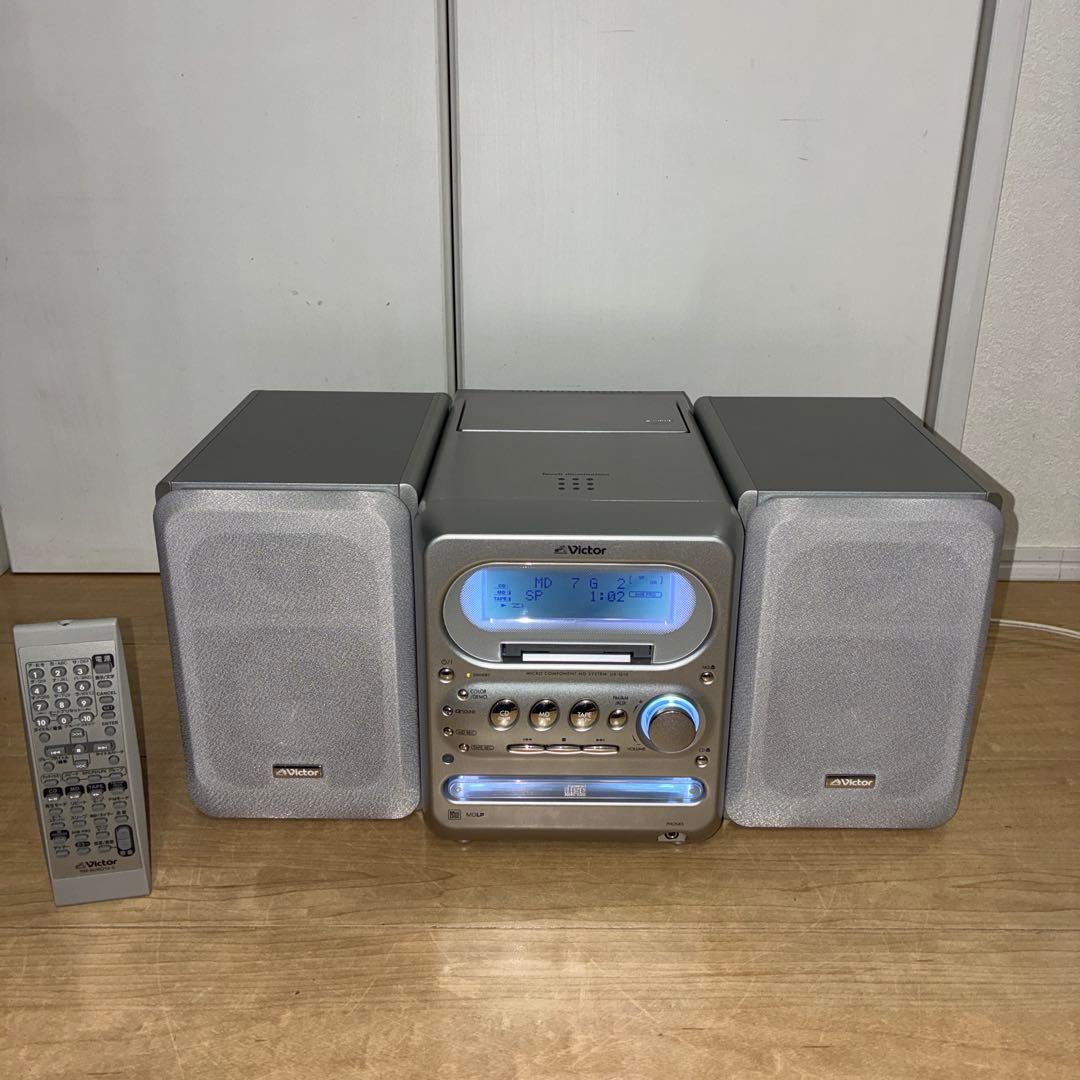 ビクター　動作確認済み　UX-Q10 CD,MD カセット　コンポ