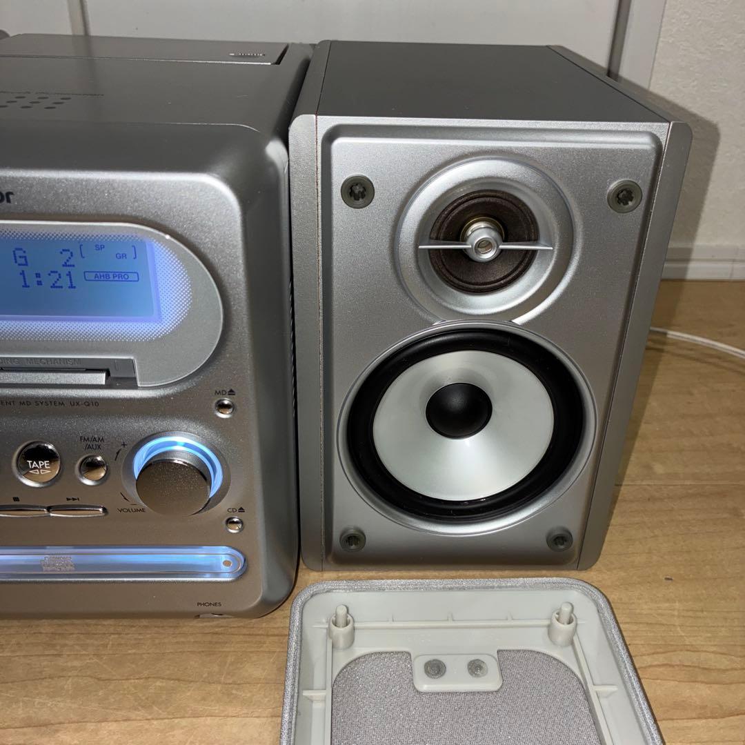 ビクター　動作確認済み　UX-Q10 CD,MD カセット　コンポ