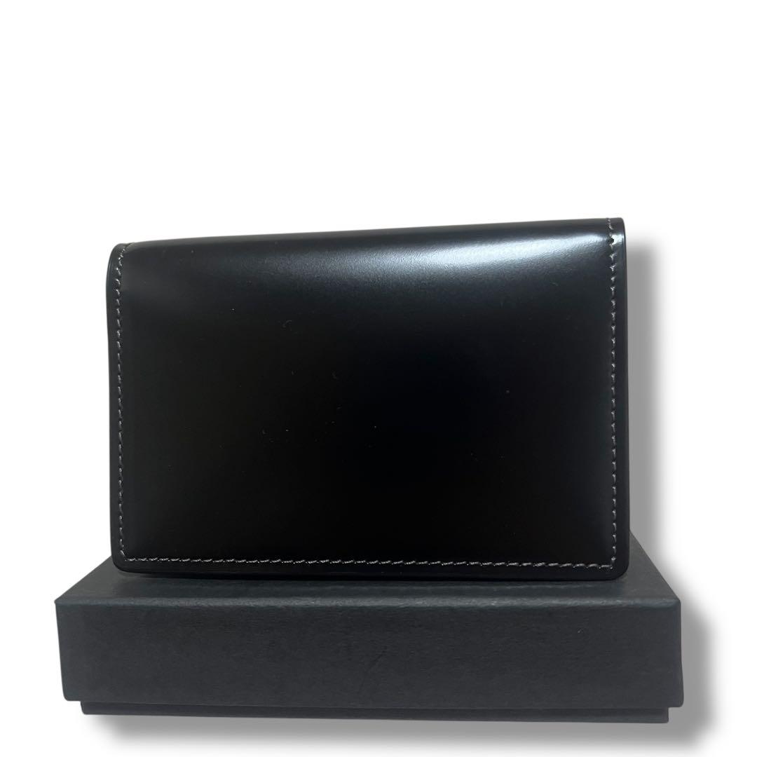 未使用 ソメスサドル カードケース コードバン レザー ブラック ハノーバー