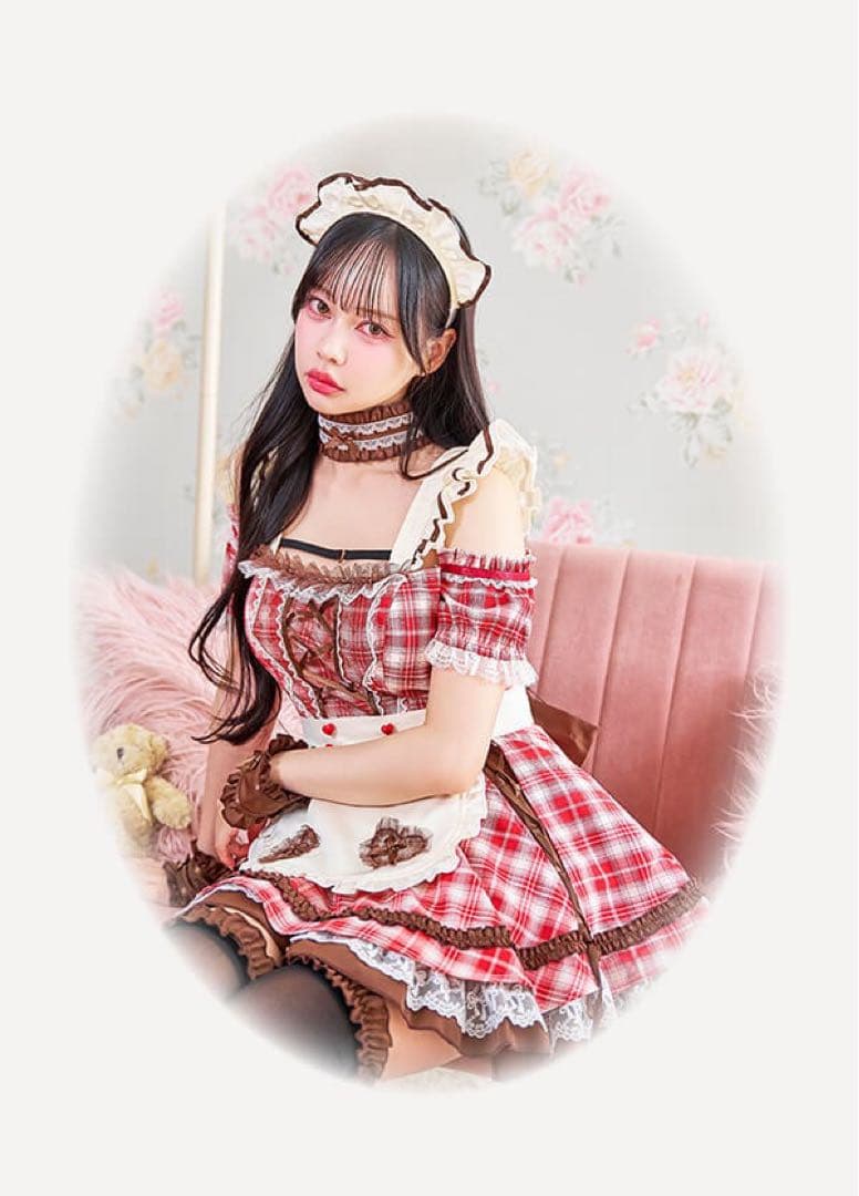 チョコレートチャンクチェックメイド　Malymoon/マリームーン