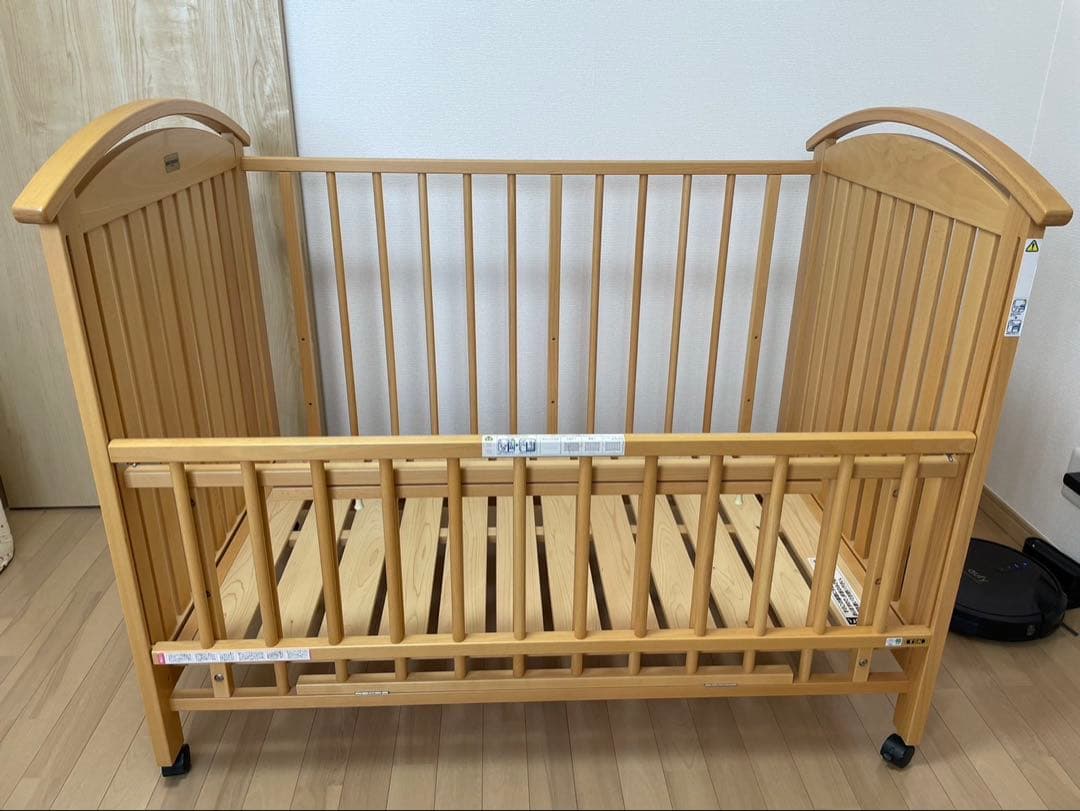 ミキハウス　ベビーベッド　マット付き