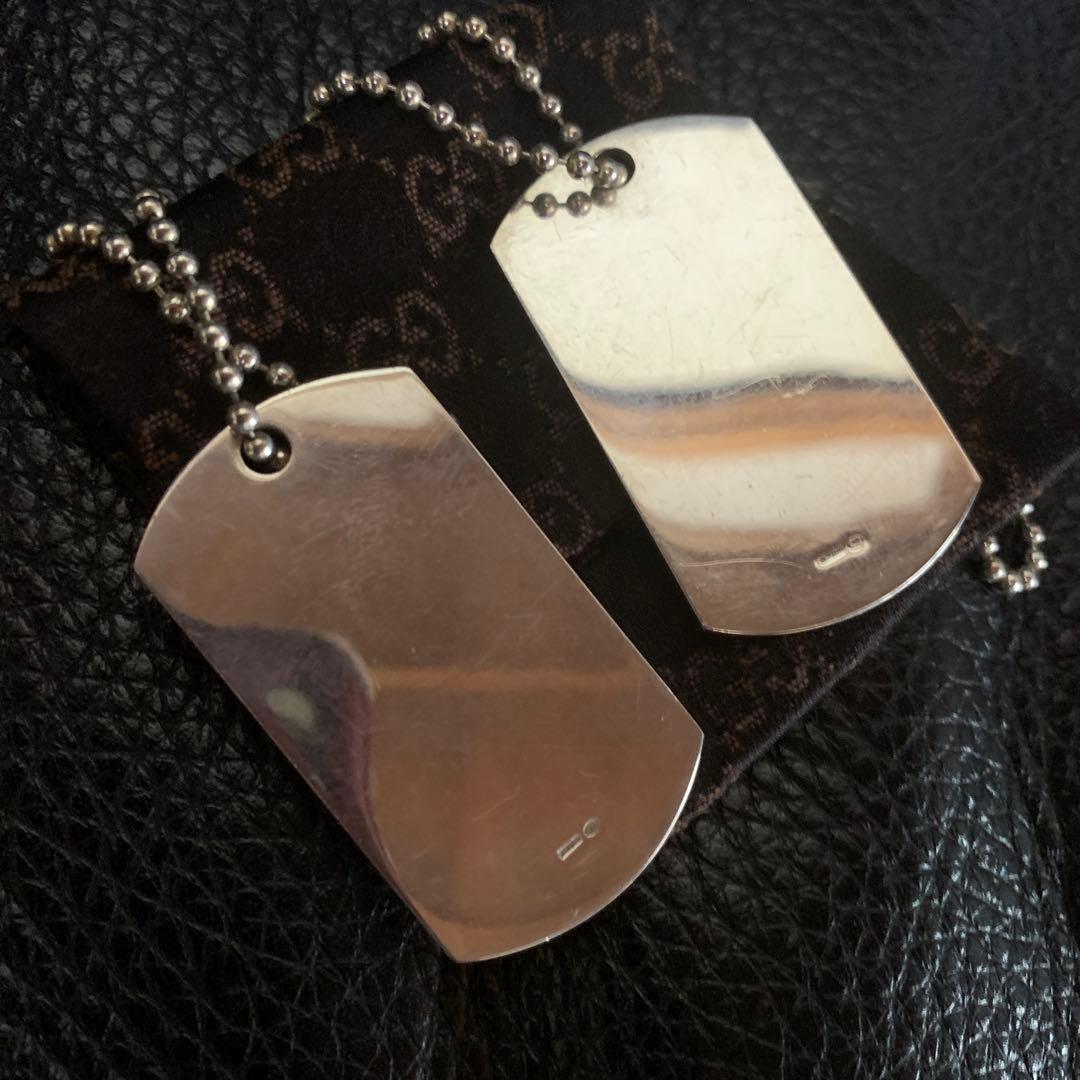 ✨正規品✨GUCCI ドッグタグ ネックレス シルバー925 ボールチェーン