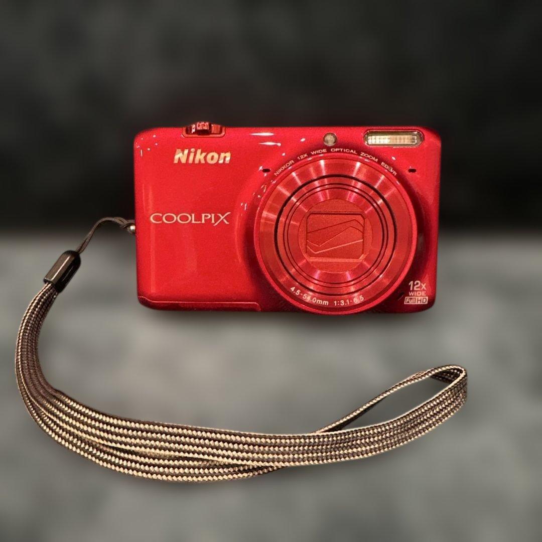 Nikon COOLPIX S6500 レッド コンパクトデジタルカメラ