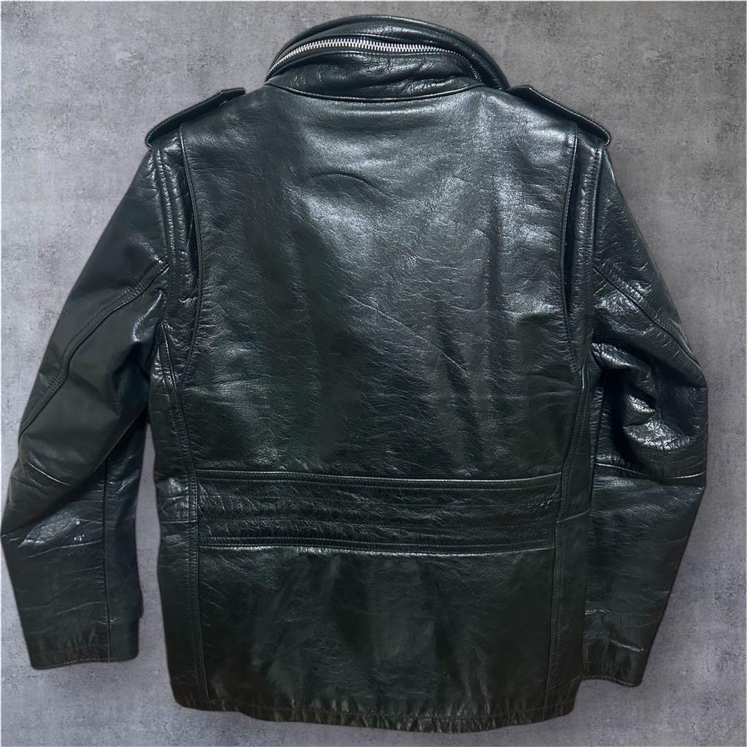 Swagger M-65 レザーライダースジャケット M