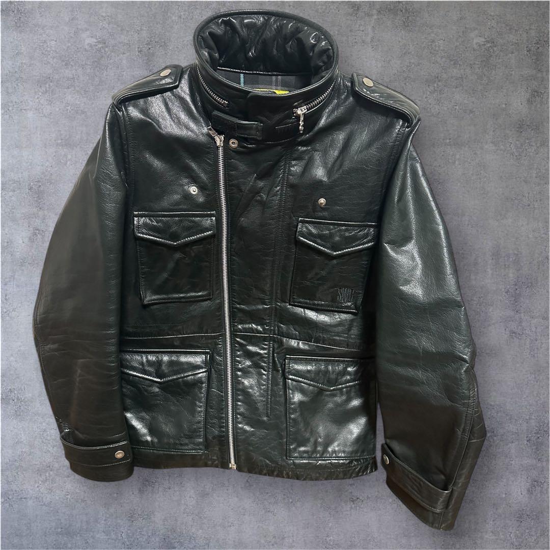 Swagger M-65 レザーライダースジャケット M