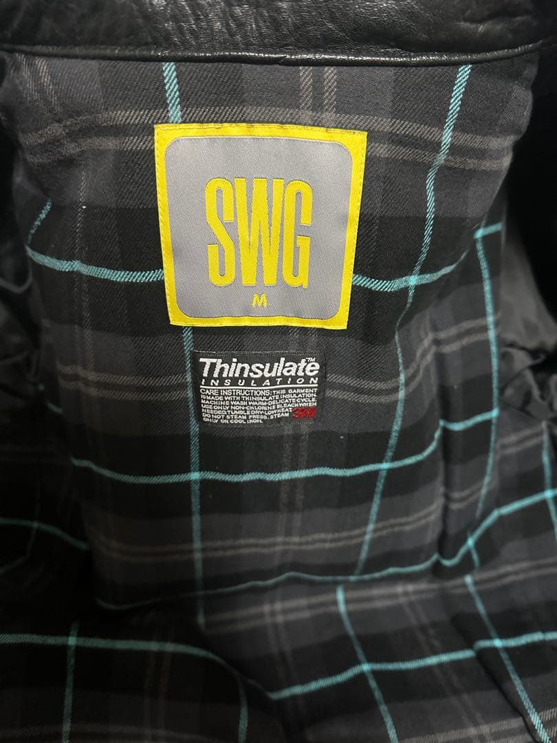 Swagger M-65 レザーライダースジャケット M