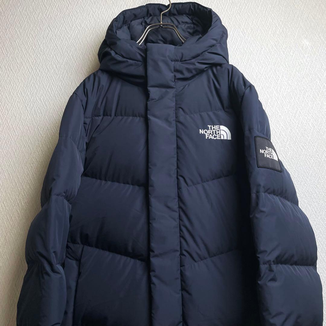 ノースフェイス ダウンジャケット ダウンコート ロングダウン ネイビー