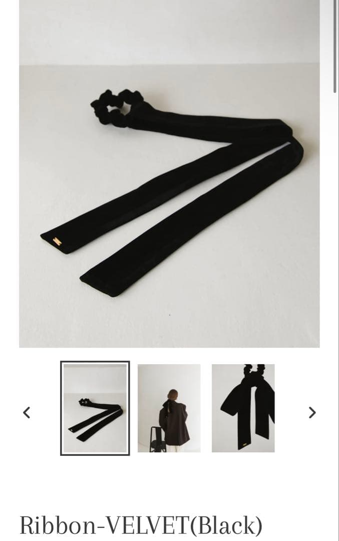 新品) LETICIA Ribbon-VELVET