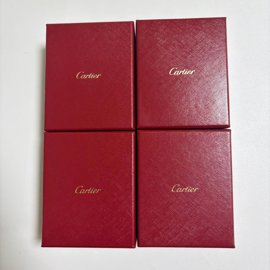 カルティエ　ネックレス　リングケース　ピアスケース　空箱　現行品　15個