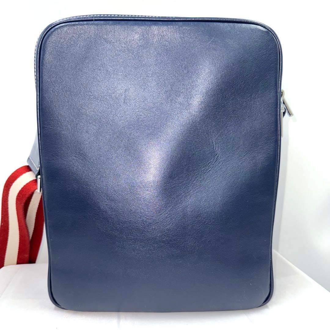 ✨美品✨BALLY バリー ショルダー トートバッグ ネイビー 近代モデル