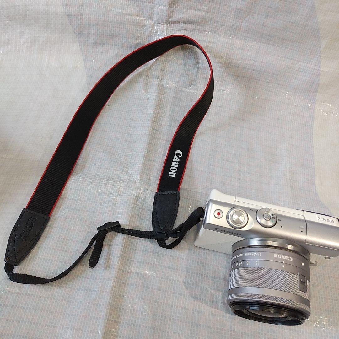 Canon キヤノン EOS M100 ボディ ホワイト 本体　レンズ