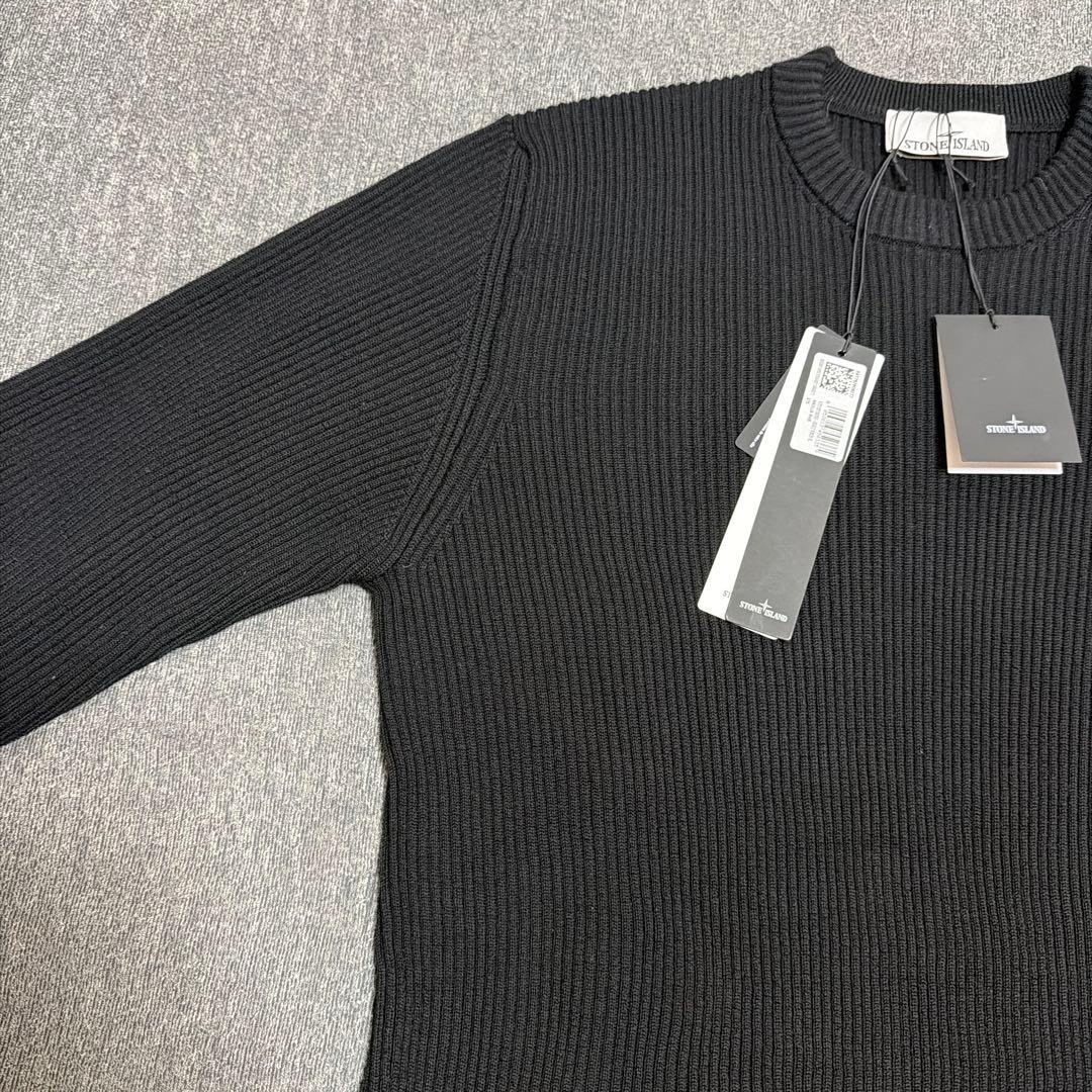 STONE  ウール ニット セーター ブラック XLサイズ