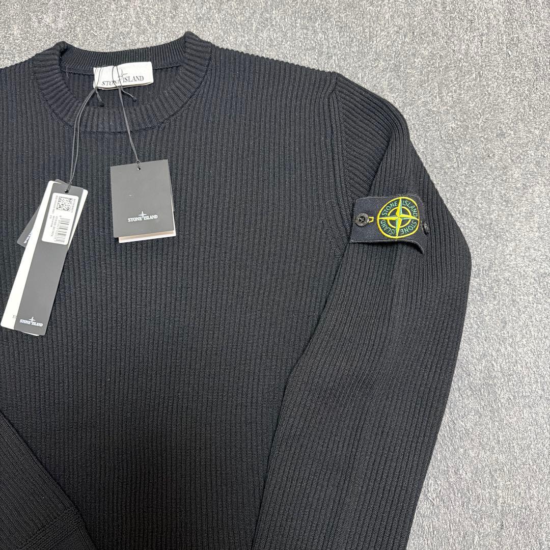 STONE  ウール ニット セーター ブラック XLサイズ