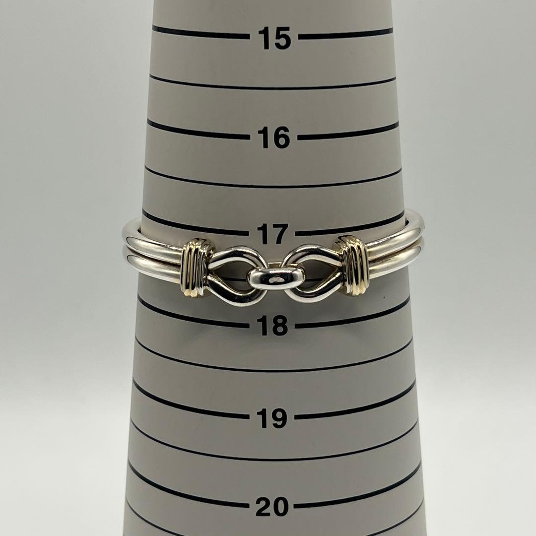ティファニー TIFFANY ダブル ループ ブレスレット コンビ 希少