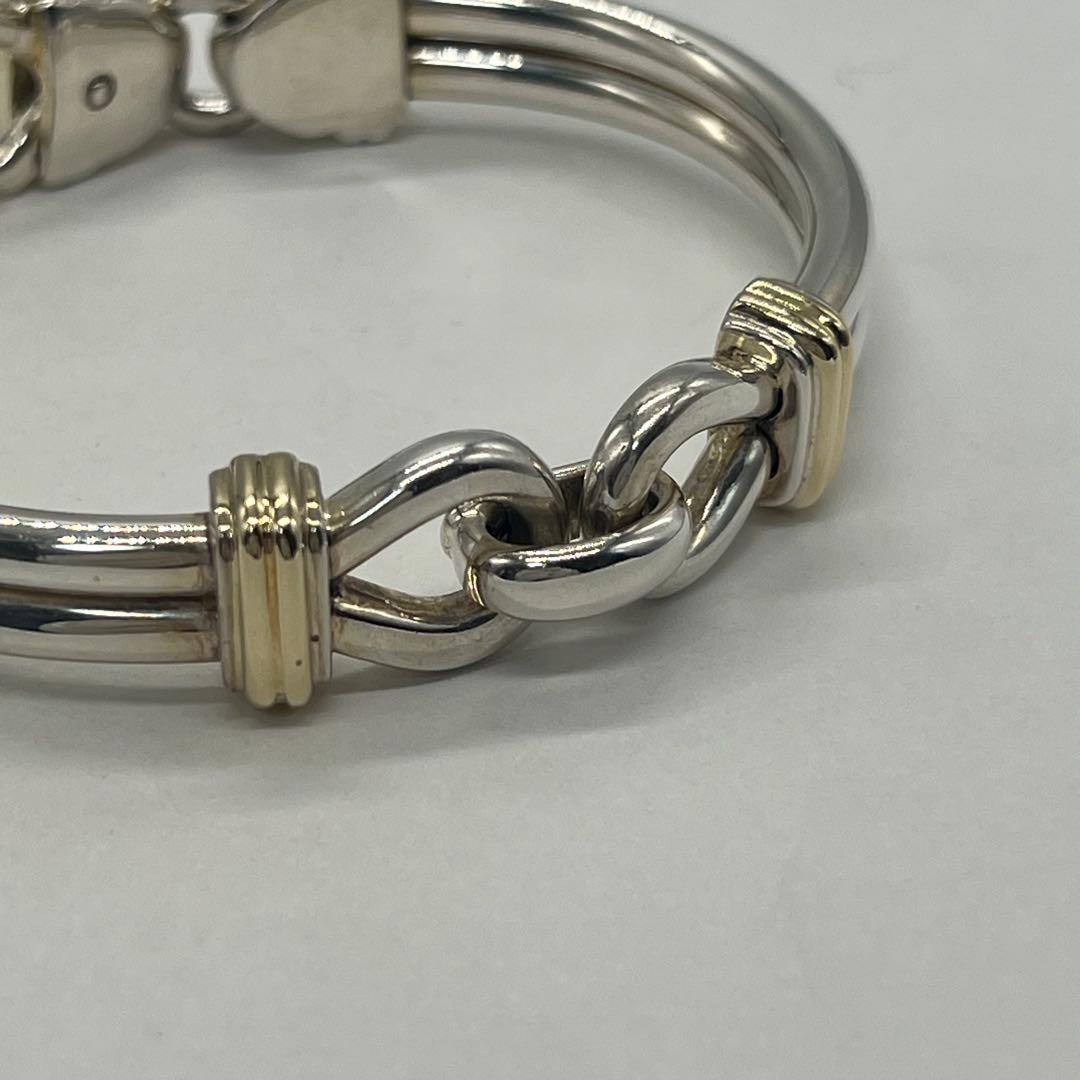 ティファニー TIFFANY ダブル ループ ブレスレット コンビ 希少