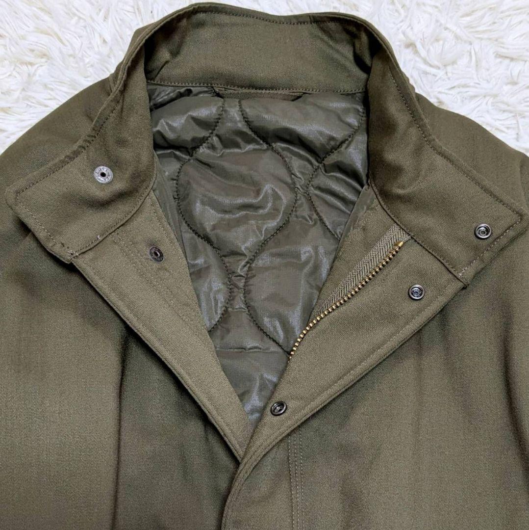スピック＆スパン 22AW M51 中綿 モッズコート カーキ M