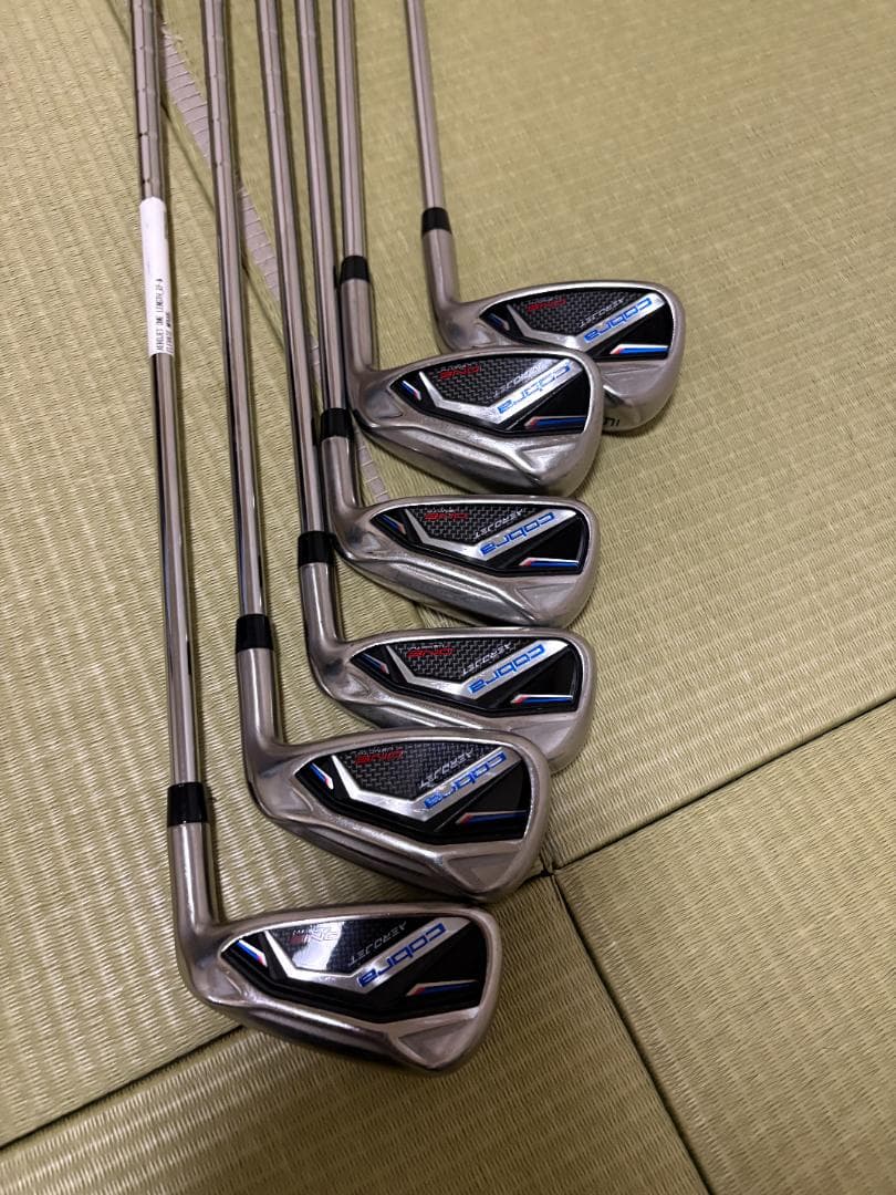 COBRA AEROJET ワンレングスアイアンセット 6本 Sシャフト