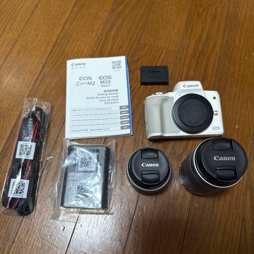 Canon EOS Kiss M2 本体とレンズセット