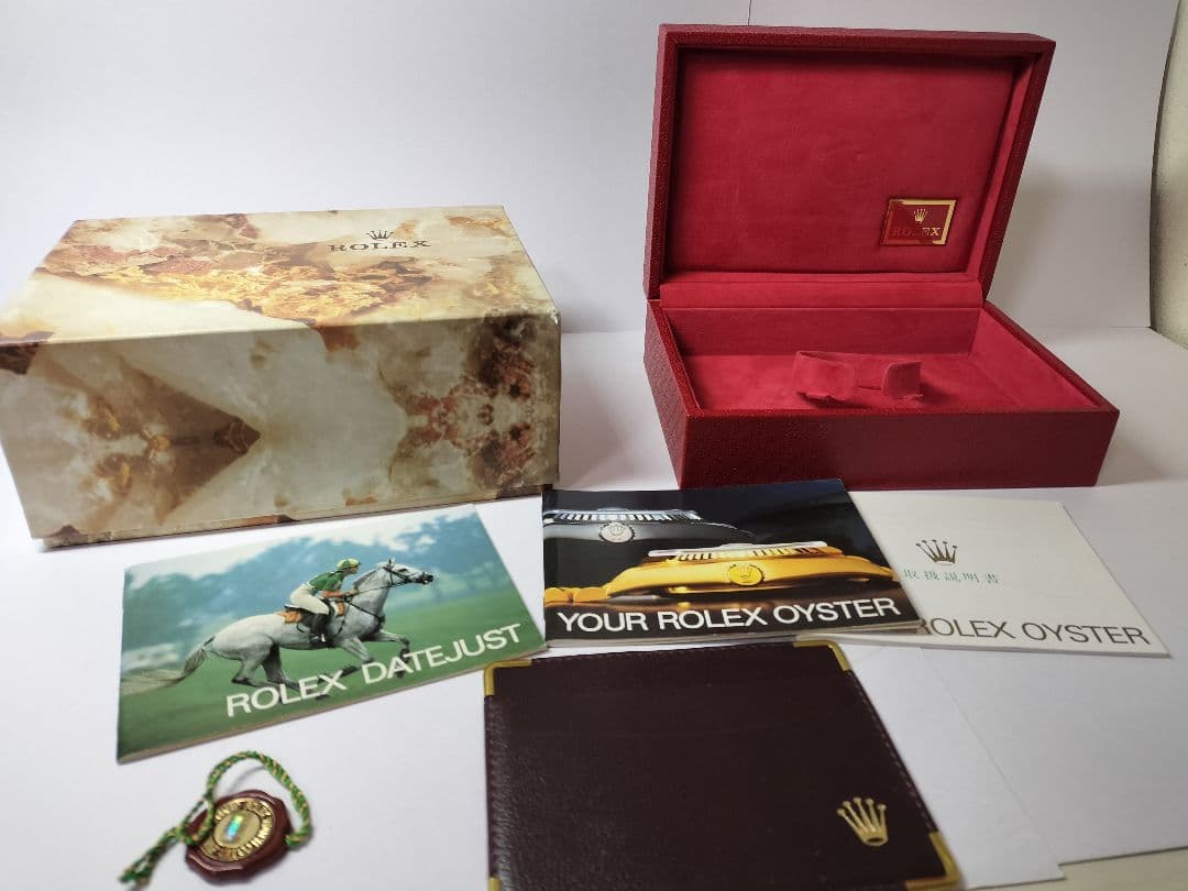 ROLEX 金無垢69278ビンテージ純正希少美品赤箱　内外箱付属品付き